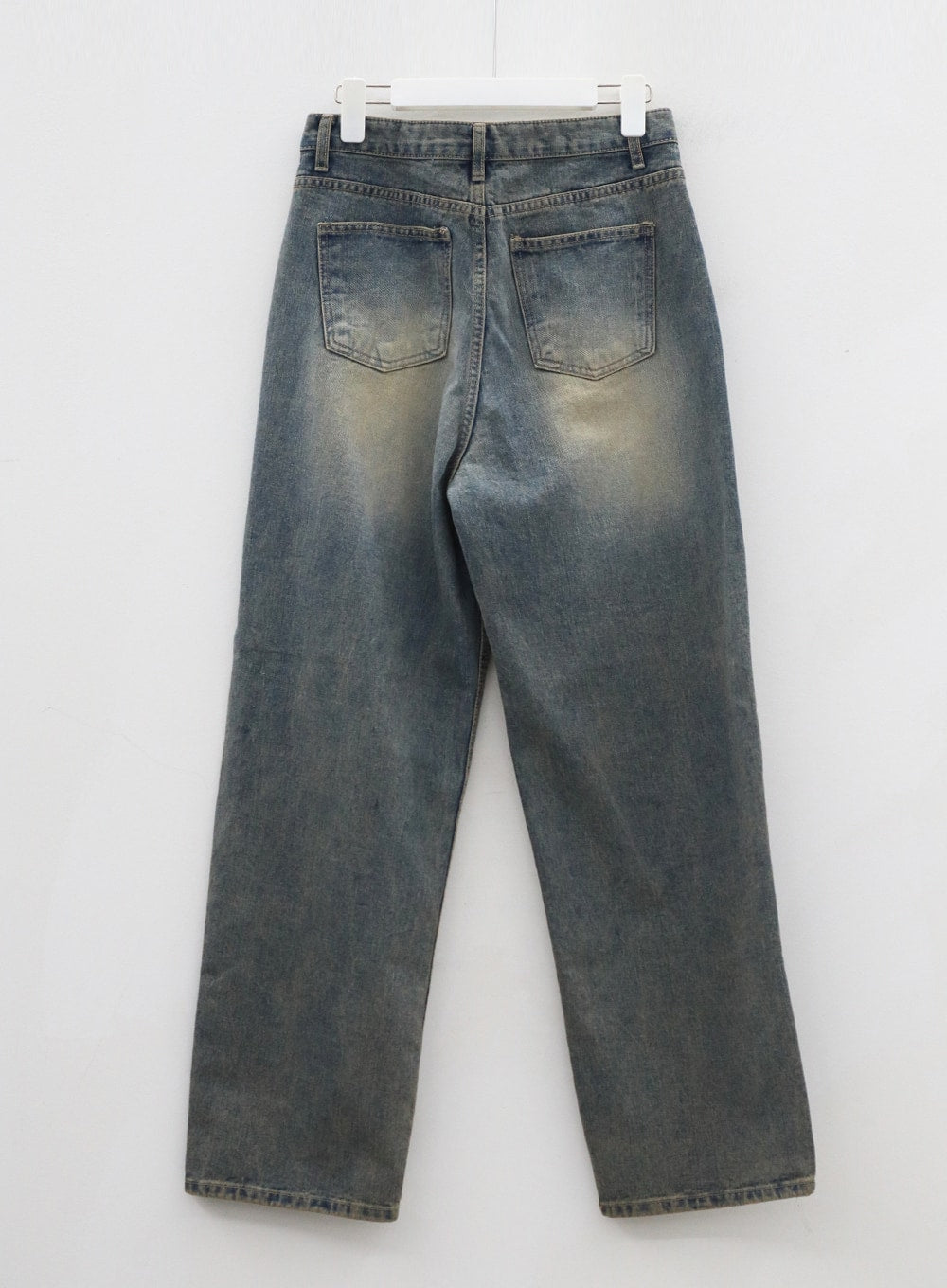 【2plan】Chio washing wide denim pants Chio washing wide denim pants - 2PLAN | 60% - Asian Fashion