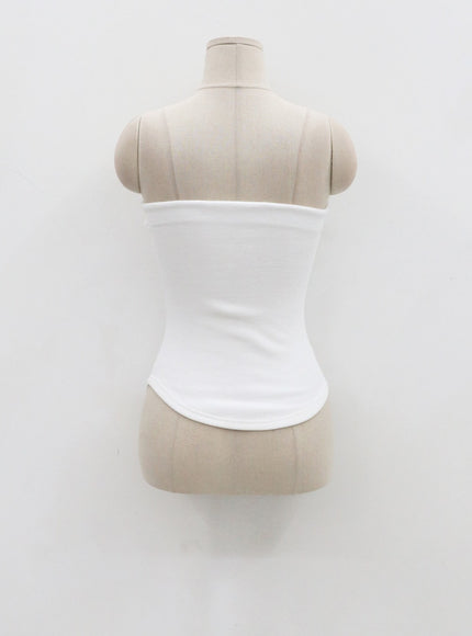 Off-Shoulder Semi Crop Top CO28