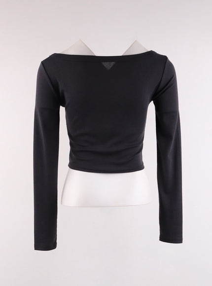 v-neck-button-long-sleeve-cf401