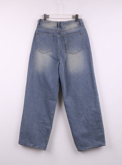 mid-waist-wide-leg-drawstring-jeans-cj429