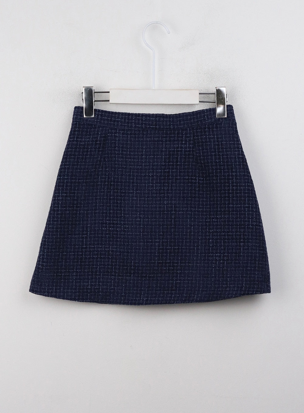 checkered-buttoned-mini-skirt-cj408