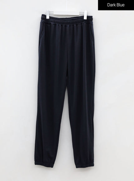 Plus Cotton Banded Sweat Pants IJ30