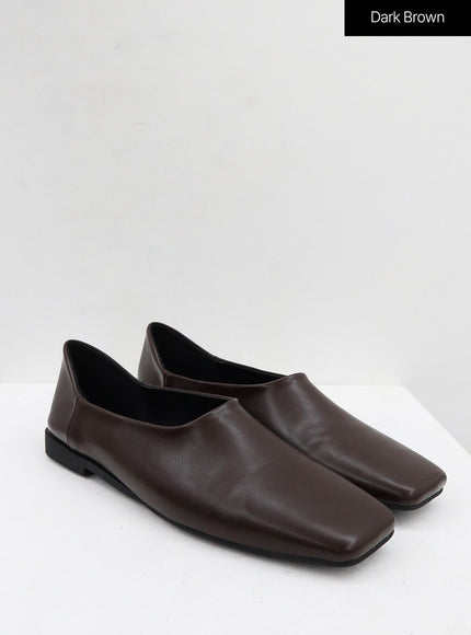 Square Toe Flat Shoes OO11