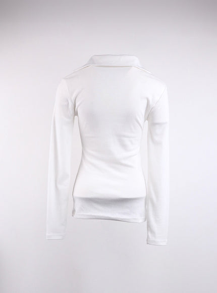 v-neck-collar-long-sleeve-tee-cj419