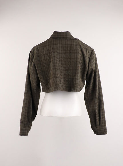 cropped-cotton-plaid-bolero-top-cj415