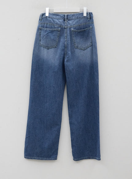 Wide Leg Denim Pants CJ13