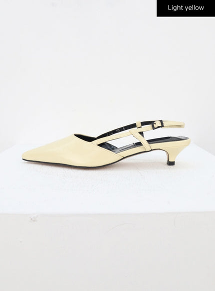 Pointed Toe Slingback Pumps CA304