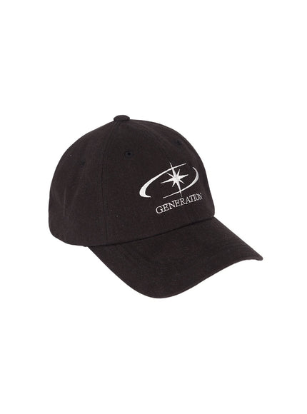 embroidered-graphic-hat-ca518 / black