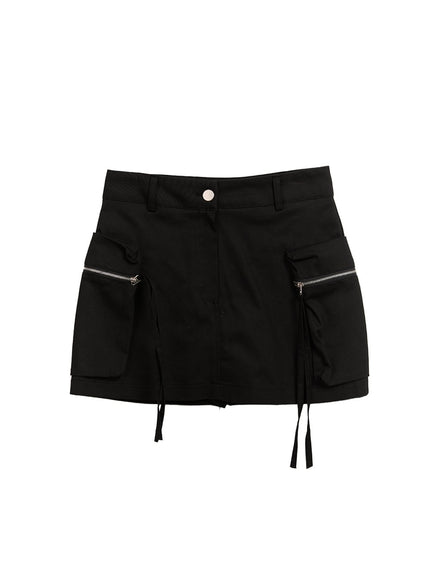 Cargo String Mini Skirt CF506