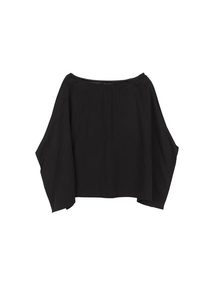 asymmetric-flared-midi-skirt-cm504 / Black