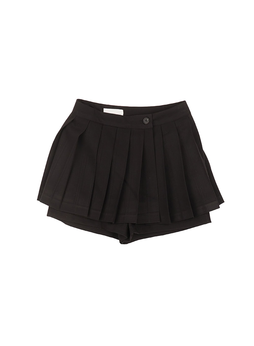 Buttoned Pleated Mini Skort CM513