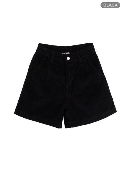 corduroy-chic-shorts-oo429 / Black