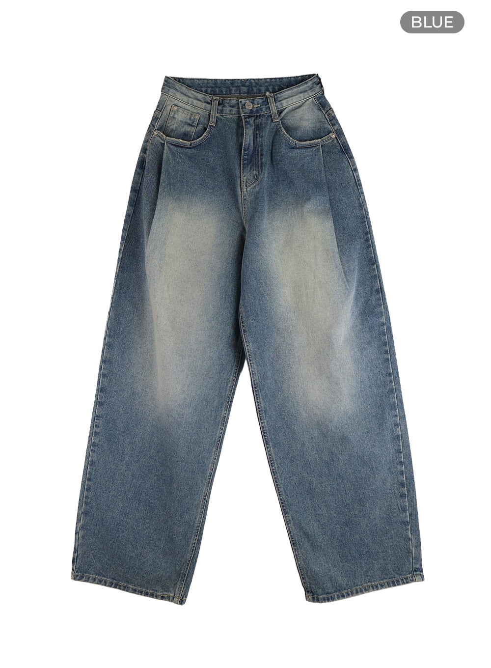 wide-leg-baggy-jeans-cm405 / Blue