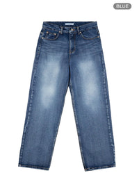 low-rise-wide-leg-jeans-cl415 / Blue