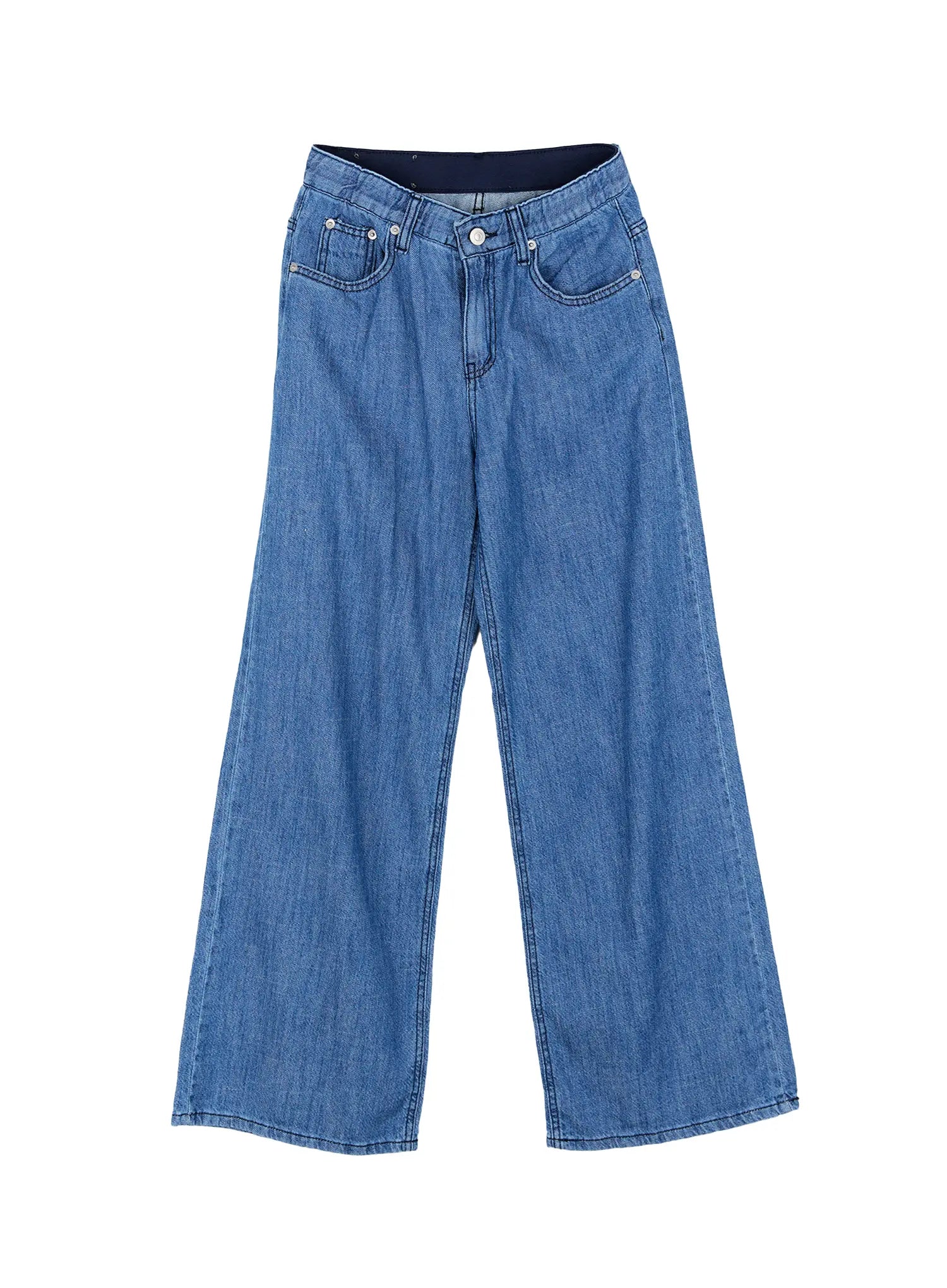gabin-wide-leg-relaxed-fit-denim-jeans-cl530 / Blue