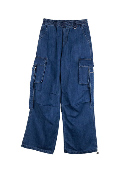 Cargo Denim Baggy Pants CJ509