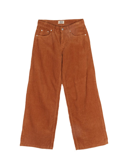 Corduroy Wide-Leg Cotton Pants CJ520