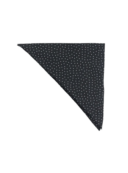 star-print-head-scarf-cg507 / Dark gray