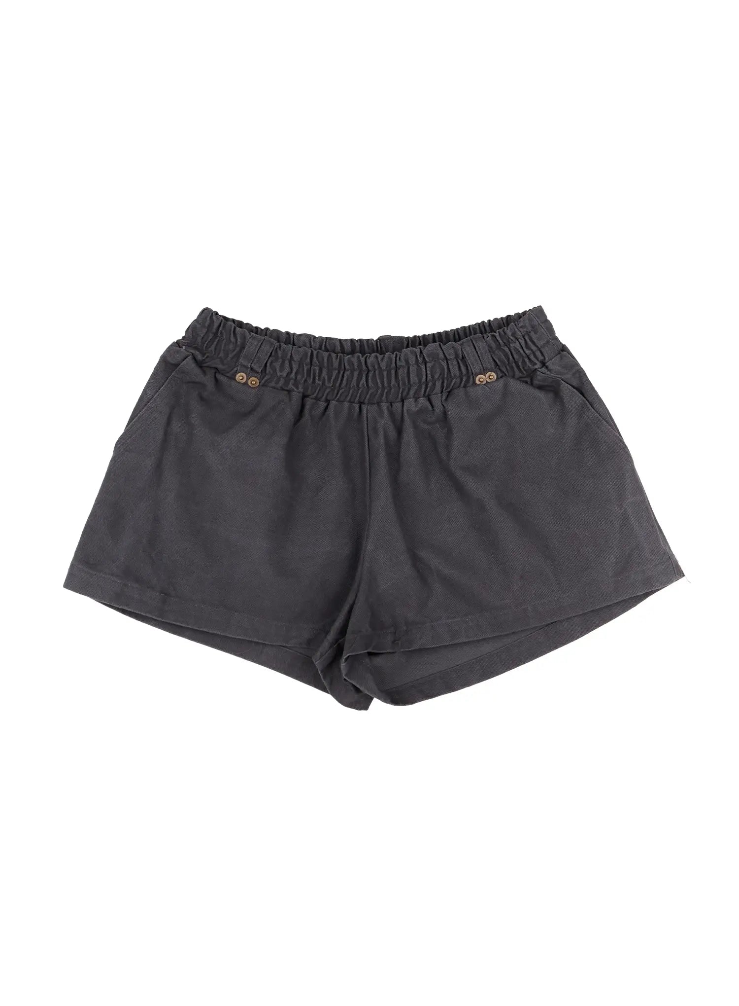 vintage-cotton-cargo-shorts-co529 / Dark gray
