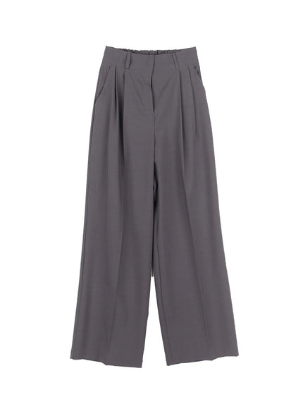 essential-straight-leg-trousers / Dark gray