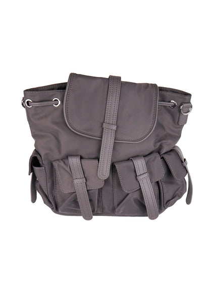 Urban Strapped Backpack with Pockets CJ529