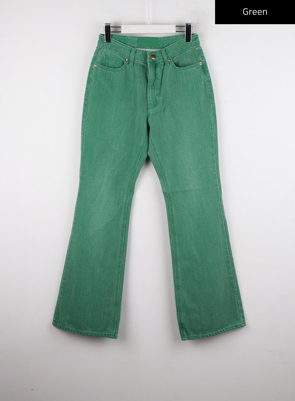 light-washed-slim-fit-jeans-cd314 / Green