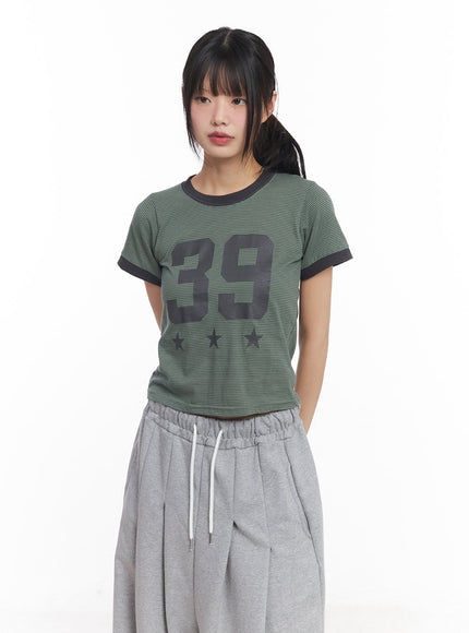 dual-tone-graphic-top-cy512 / Green