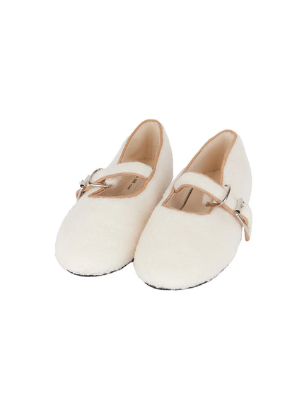 soft-mary-jane-flats-co524 / Light beige