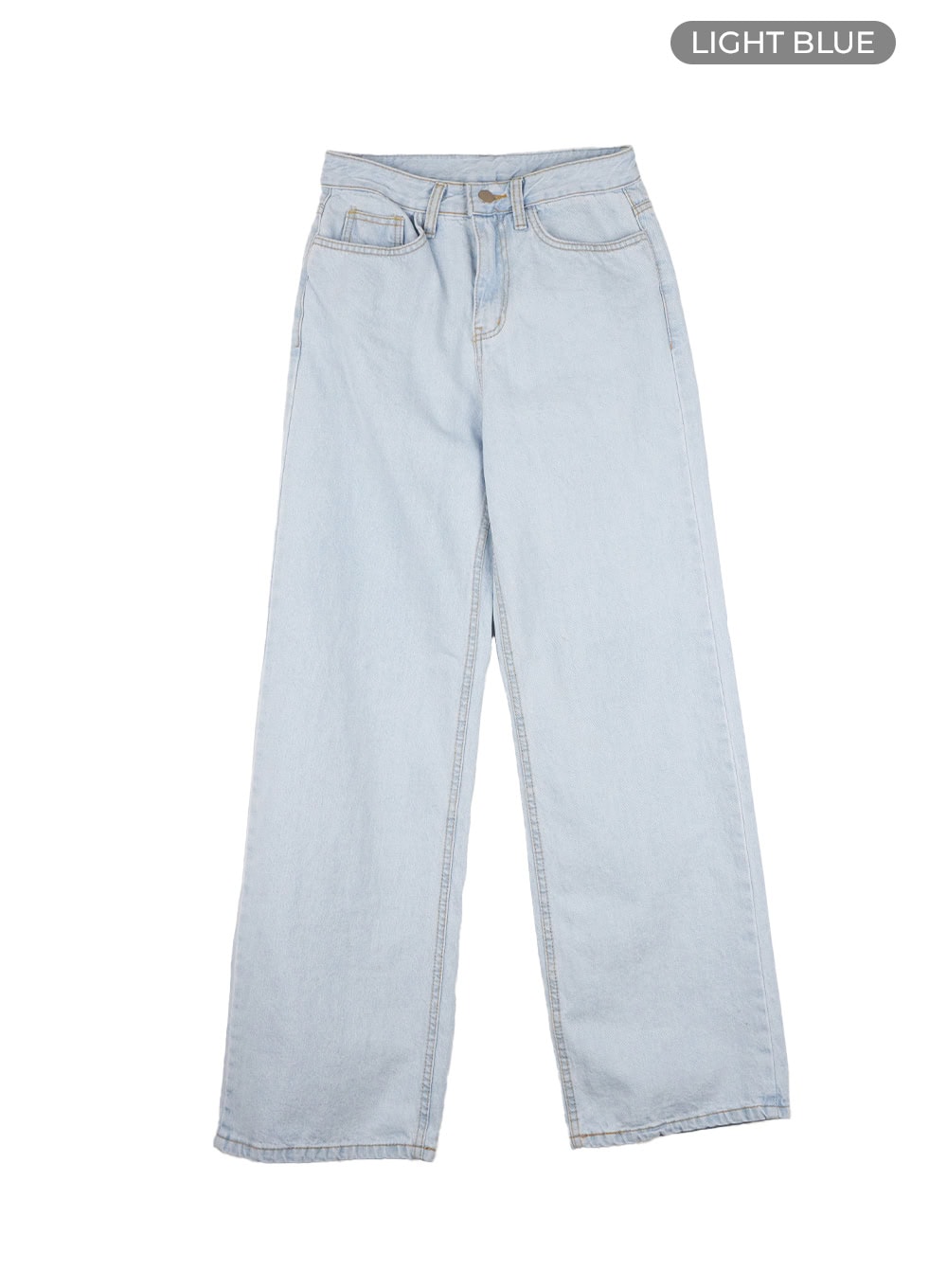 blue-straight-leg-jeans-cy428 / Light blue