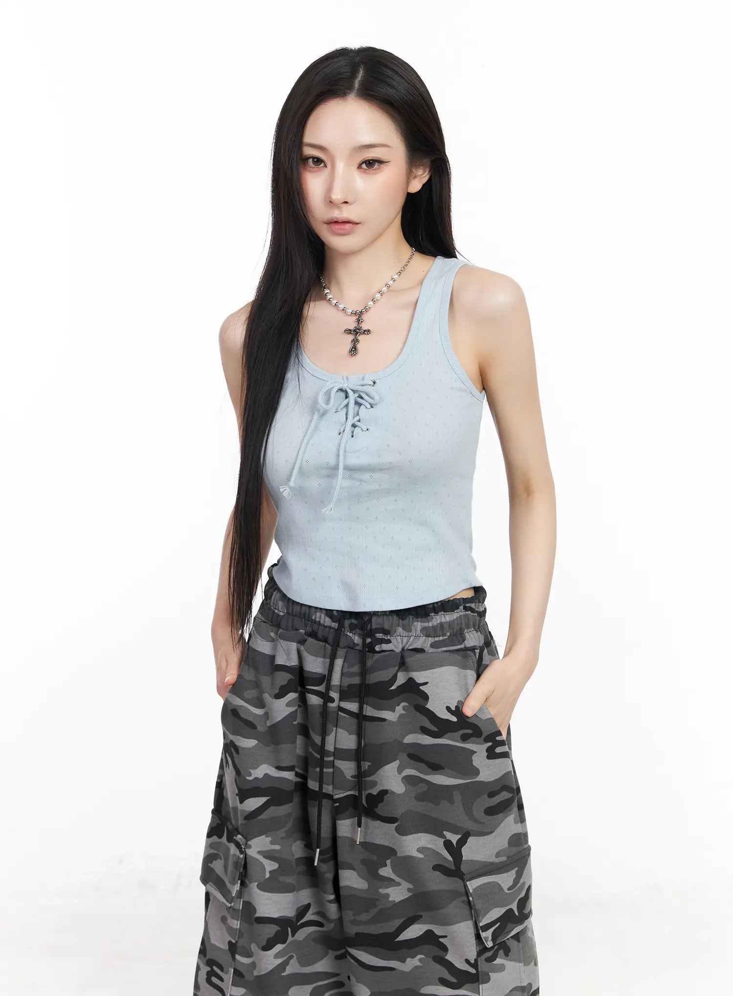 Summer Knit Crop Tank Top CM519