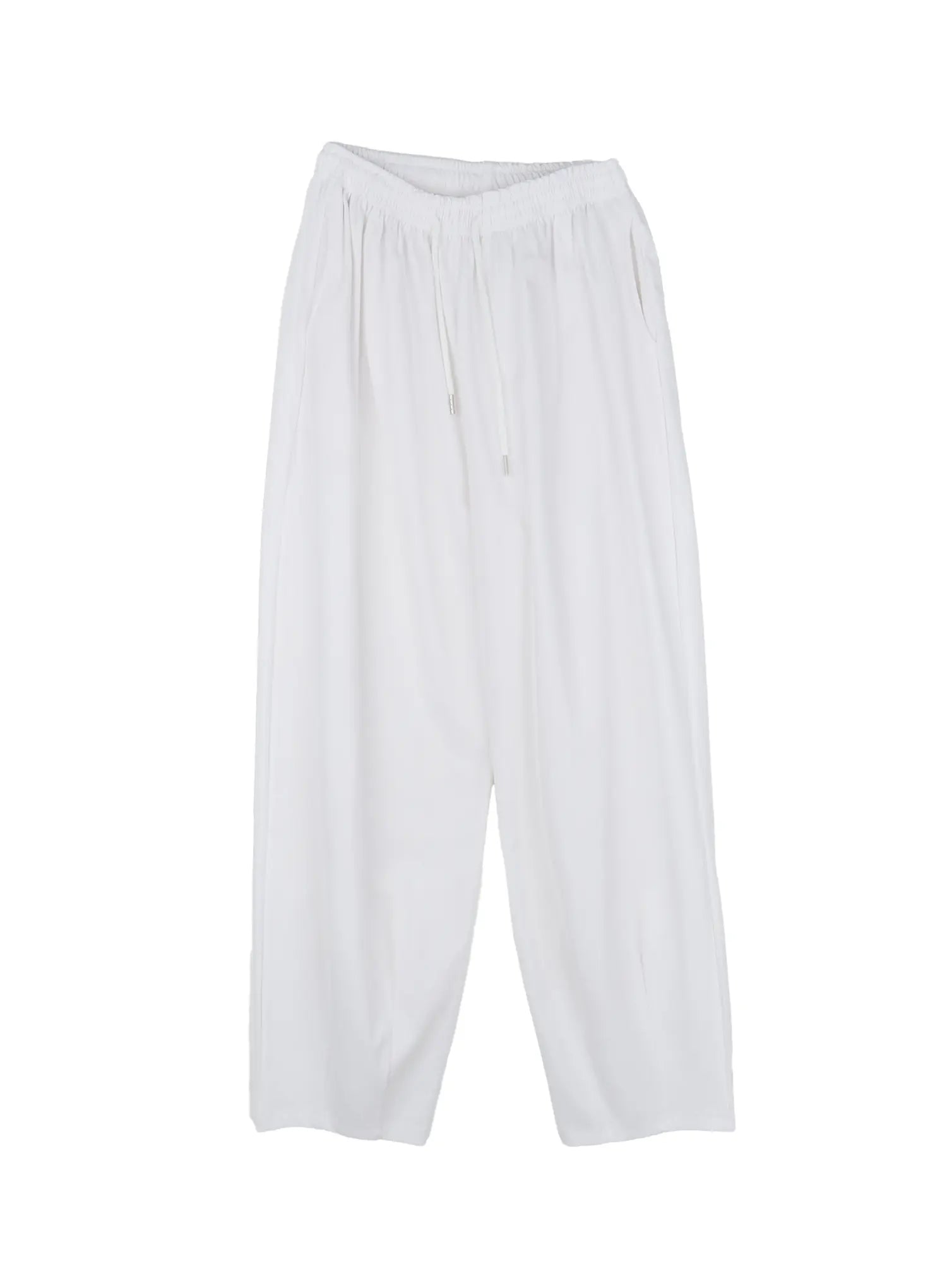 cozy-adjustable-wide-fit-sweatpants-cu518 / White