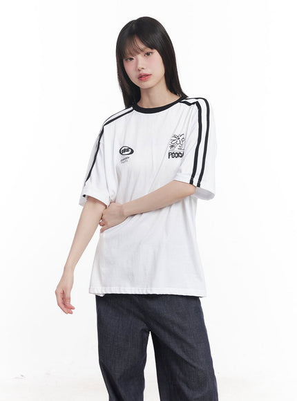 oversized-graphic-tee-cu506 / White