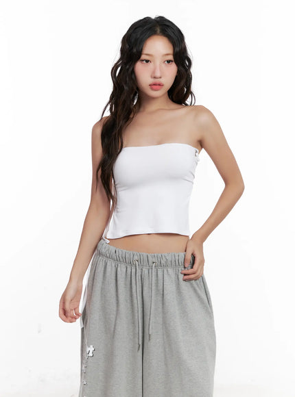 Eyelet Halter Knit Top CL521