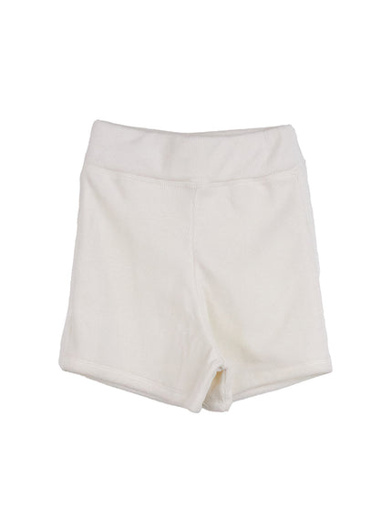 slimfit-solid-shorts-co431 / White