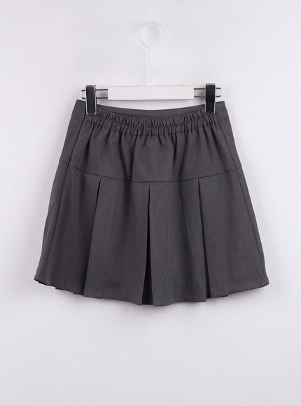 solid-pleated-mini-skirt-cj425