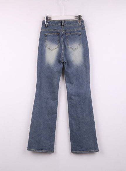 washed-slim-fit-denim-bootcut-jeans-cj426