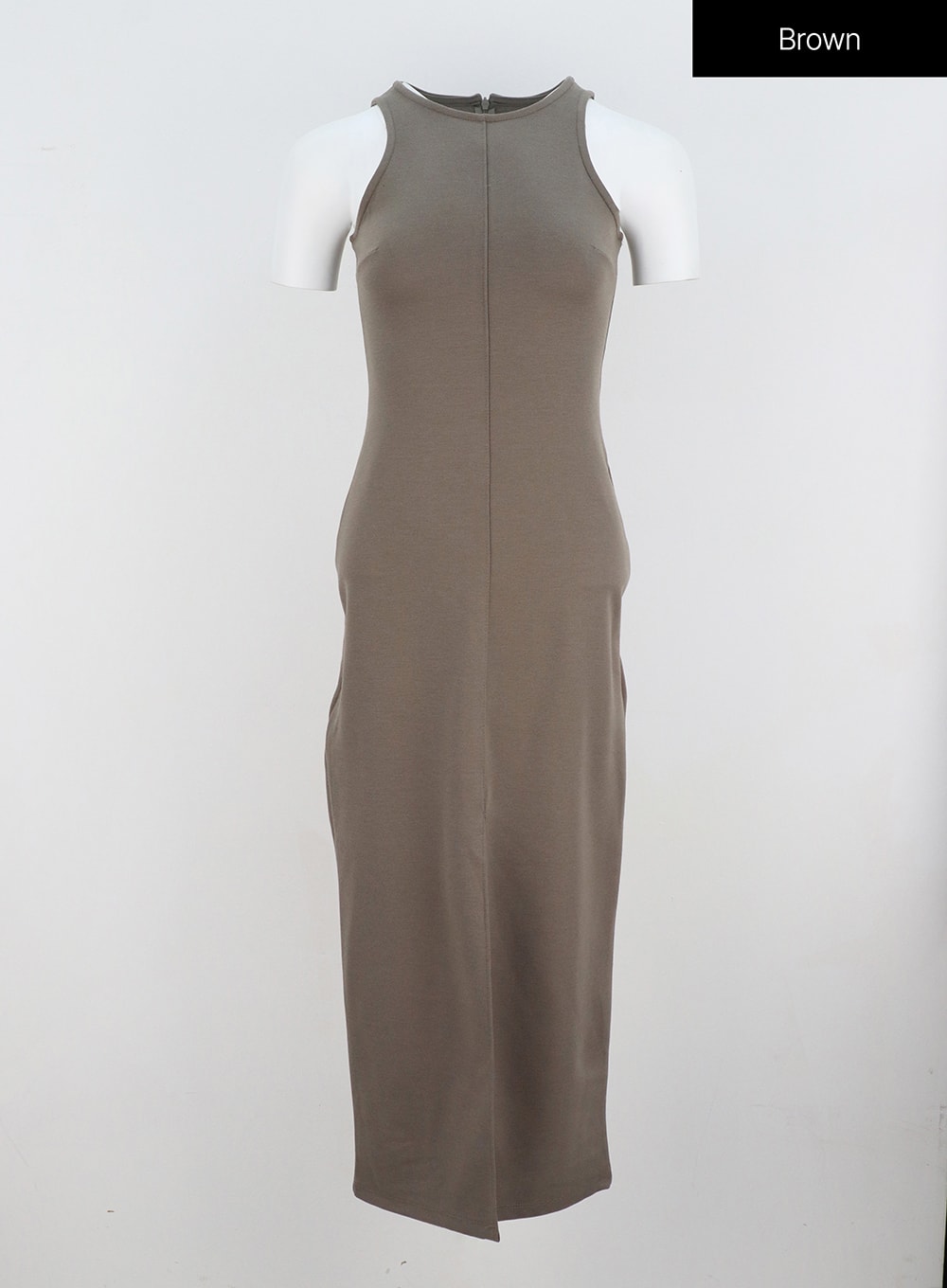 Slit Sleeveless Maxi Dress OY310
