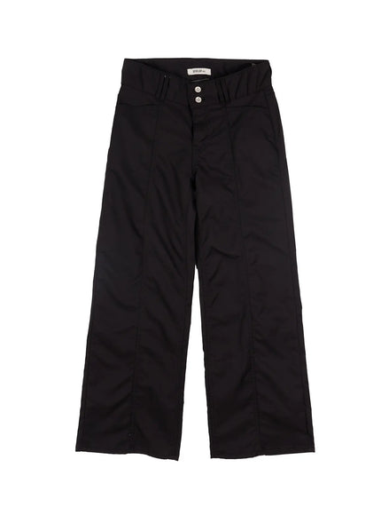 low-rise-wide-leg-pants-cf512 / Black