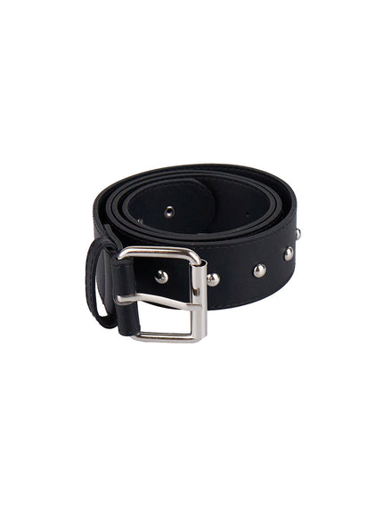 Studded Faux-Leather Belt CJ524