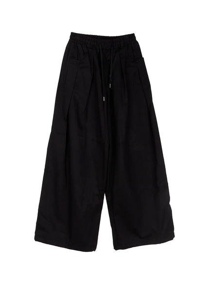 Balloon Wide Leg Cotton Pants CO515