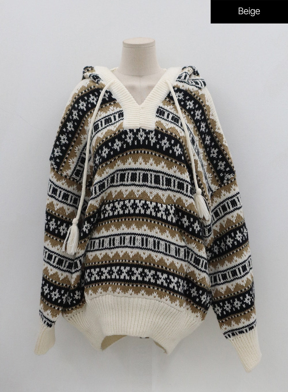 Long Hooded Knit BN01