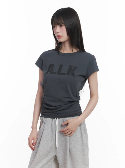slim-fit-graphic-tee-cu519 / black
