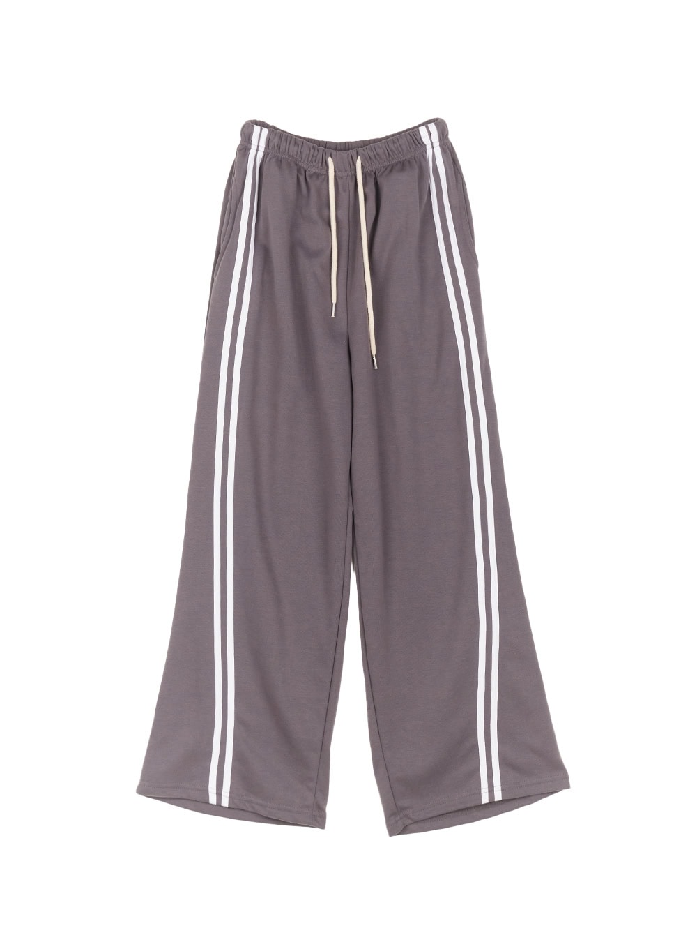 adjustable-striped-sweatpants-cf518 / Dark gray