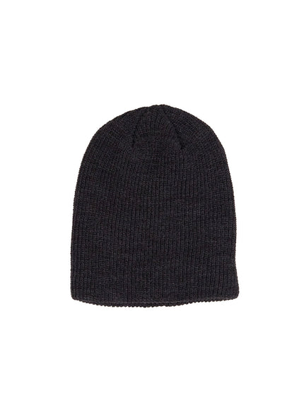 classic-ribbed-beanie-cj528 / Dark gray