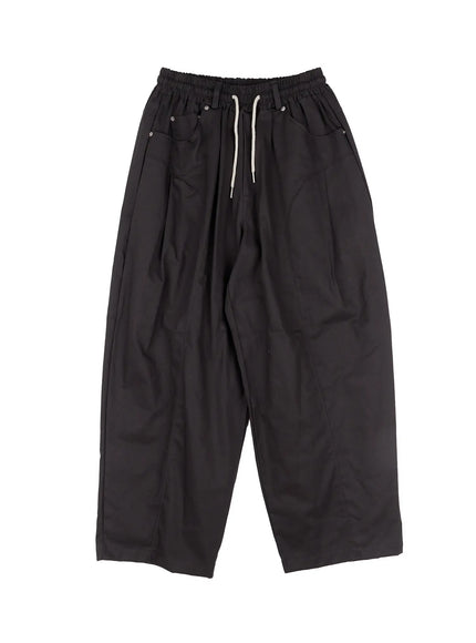 Loose Fit Pintuck Wide Cotton Pants CO501