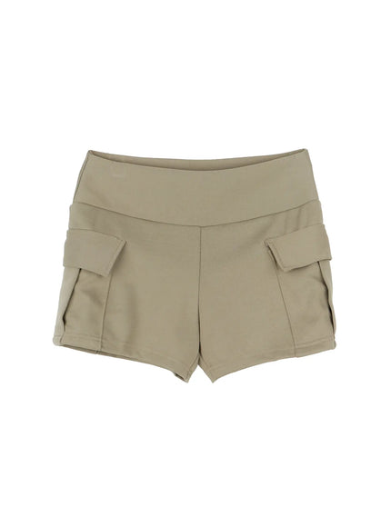 urban-low-waist-cargo-shorts-co528 / Dark green