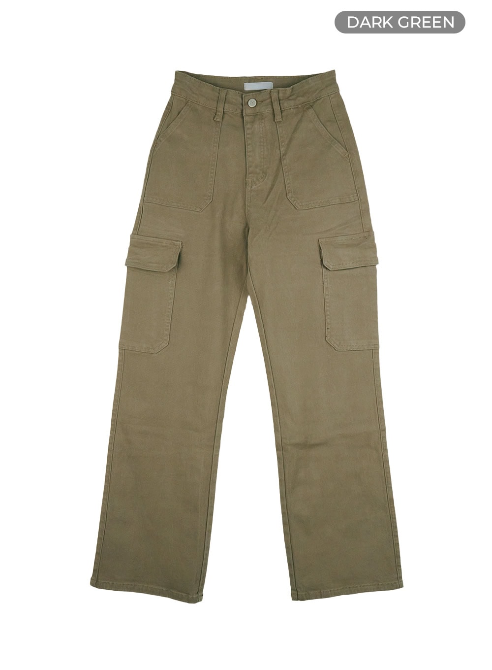 cargo-straight-leg-pants-cg408 / Dark green