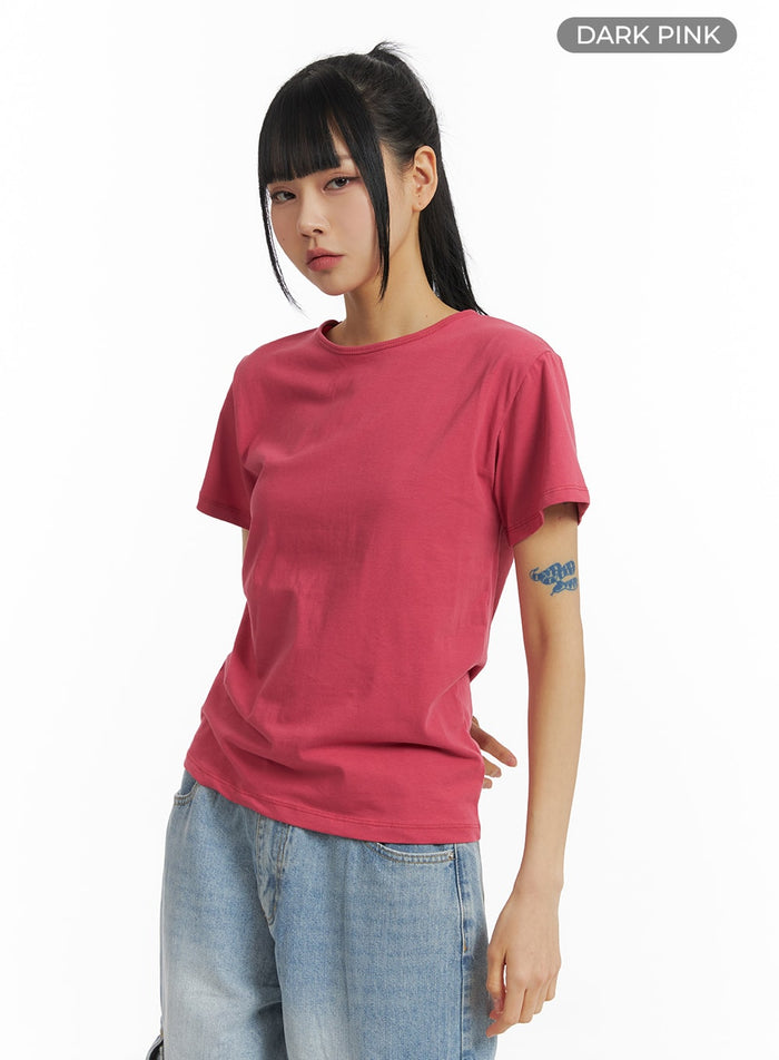 solid-t-shirt-cm407 / Dark pink