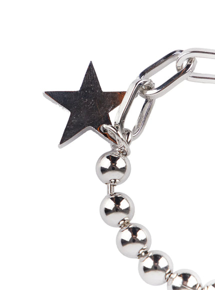 Bold Star Bead Bracelet F502