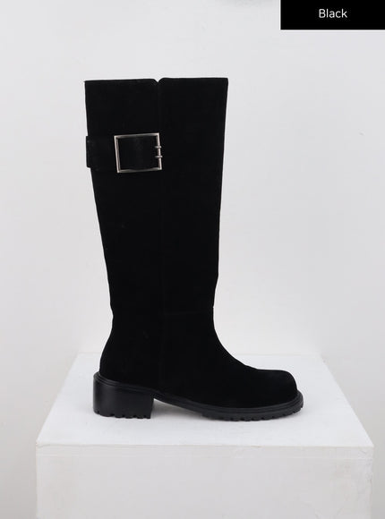 suede-buckle-boots-cn328